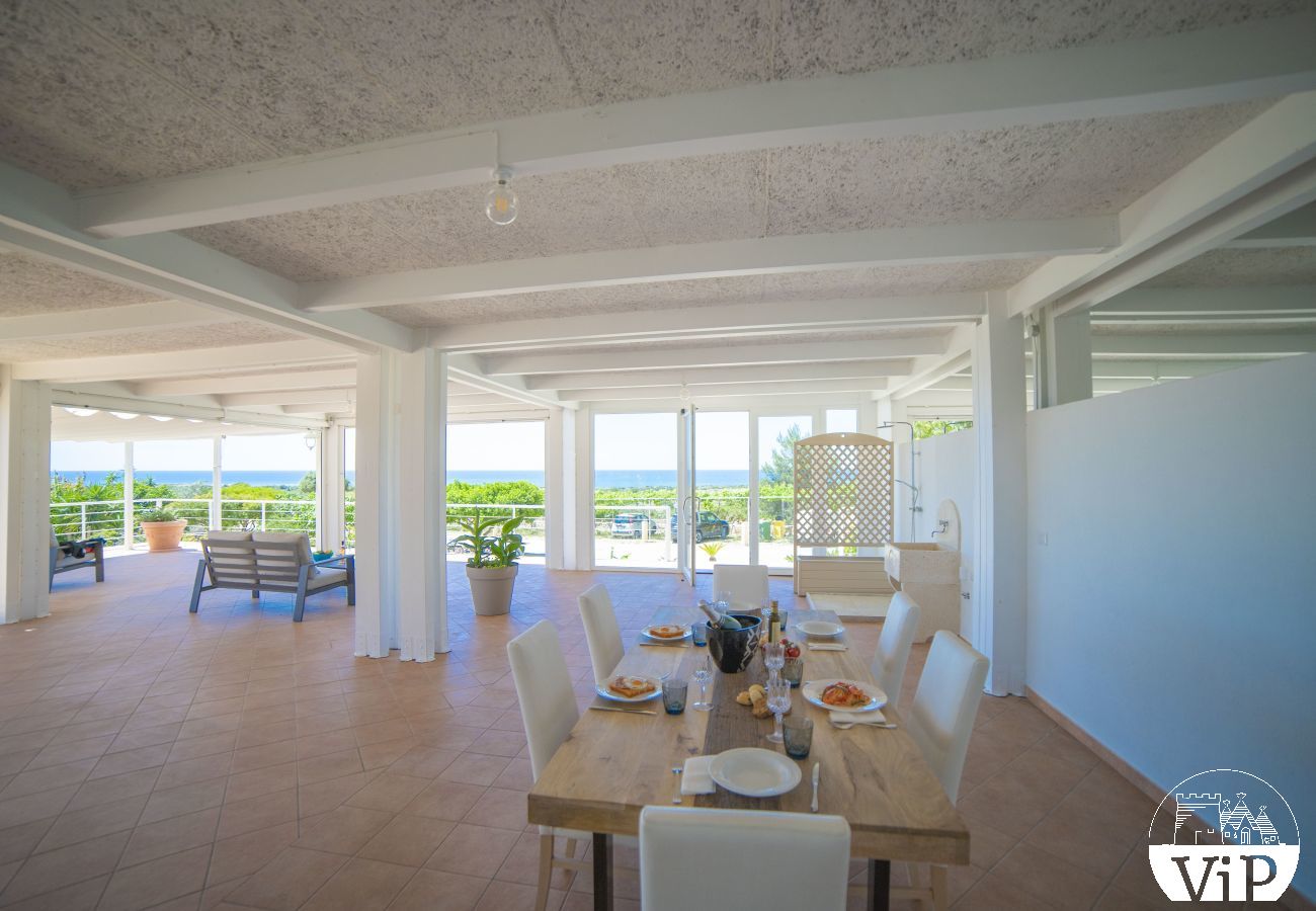 Appartamento a Lido Marini - Casa piscina spiaggia vista mare clima WiFi m621